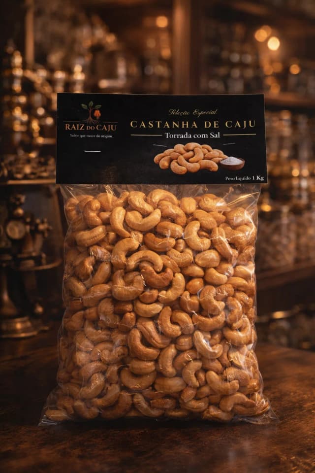Castanha de Caju Torrada com Sal